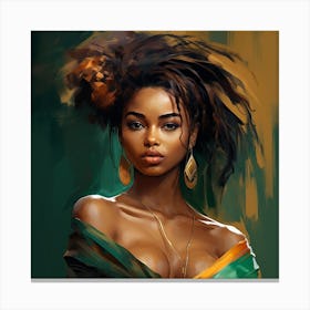 African Beauty 3 Canvas Print