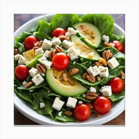 Spinach Salad Canvas Print