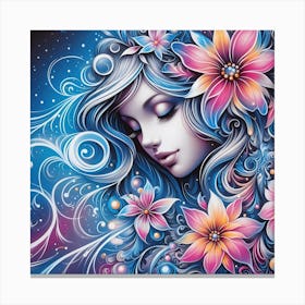 Flower Girl 2 Canvas Print