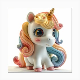 Unicorn Figurine 102 Canvas Print