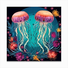 Jellyfish Canvas Print