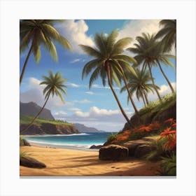 Hawaiian Beach 8 Canvas Print