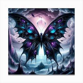 Dark Butterfly 1 Canvas Print