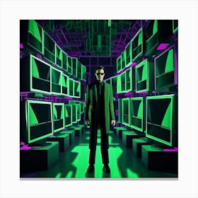 Living in the Matrix Canvas Print
