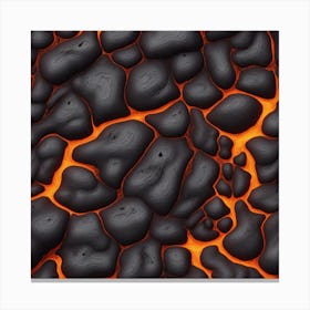 Lava Texture 1 Canvas Print
