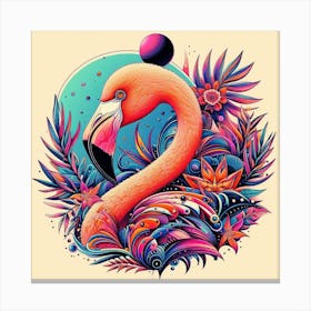 Lovely Flamingo Canvas Print