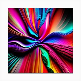 Abstract Hues Canvas Print