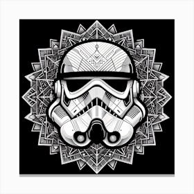 Stormtrooper Mandala Star Wars Art Print Canvas Print