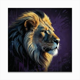 Lion Portrait 2 Canvas Print