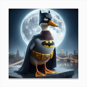Batman Duck 3 Canvas Print