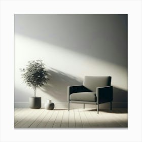 Chair In A Room 1 Canvas Print