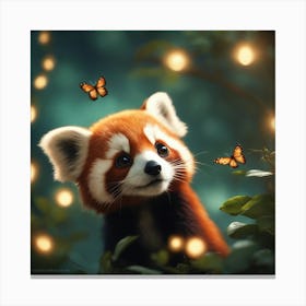 Red Panda 2 Canvas Print