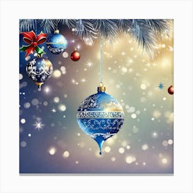 Christmas Ornaments 24 Canvas Print