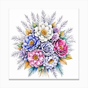 Bouquet Of Flowers 4 Canvas Print