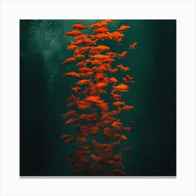 Red Fishes Canvas Print