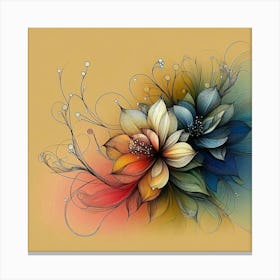 Floral Painting 2 Canvas Print