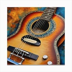 Acoustic Guitar 5 Canvas Print