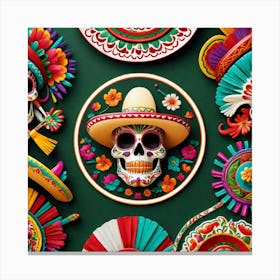 Day Of The Dead 41 Canvas Print