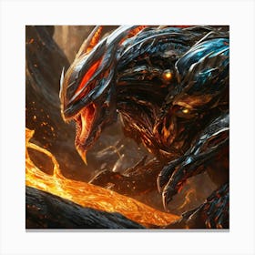 League Of Legends nvy Canvas Print