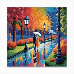 Enchanting Rain Canvas Print