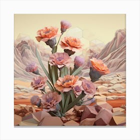 'Carnations' Canvas Print