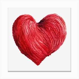 Heart Of Yarn 22 Canvas Print