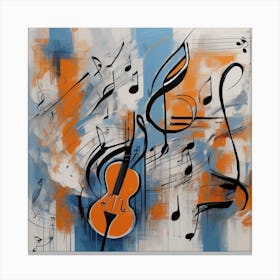 Music Notes 3 Canvas Print