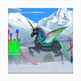 Unicornplayground 001 Canvas Print