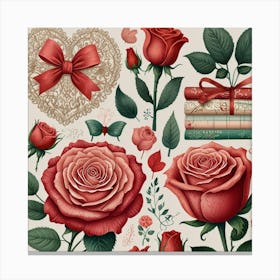 Red Roses Canvas Print