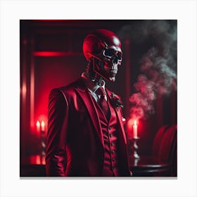 Crimson Elegance Canvas Print