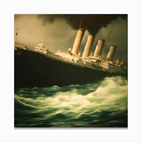 Titanic Canvas Print