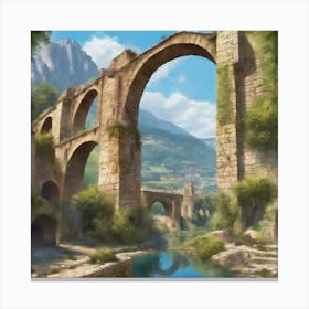 Aqueduct 3 Canvas Print