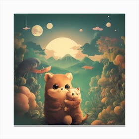 Kawaii Canvas Print