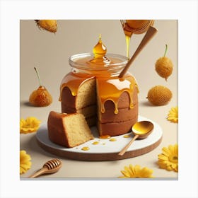 Honey Cake Canvas Print