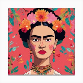 Frida Kahlo 121 Canvas Print
