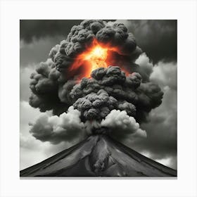 Volcano Eruption 2 Canvas Print