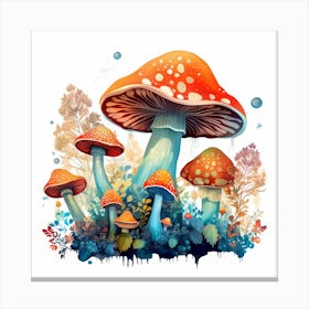 Mushroom Painting 5 Canvas Print