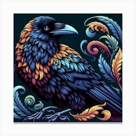 Raven Canvas Print