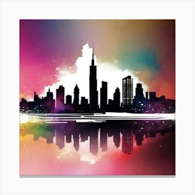 City Skyline 19 Canvas Print