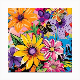 Colorful Flowers 1 Canvas Print