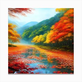 AUTUMN RAINY SEASON Canvas Print