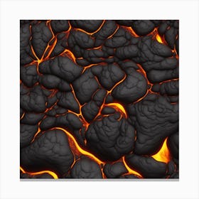 Lava fire 4 Canvas Print