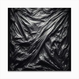 Black Plastic Bag Canvas Print