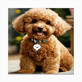 Poodle Canvas Print