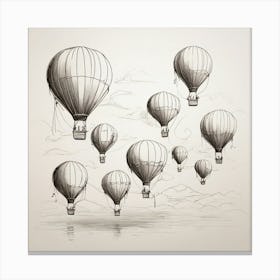 Air balloons Canvas Print