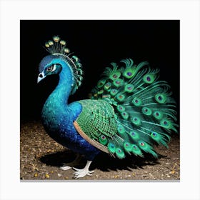 Peacock 6 Canvas Print