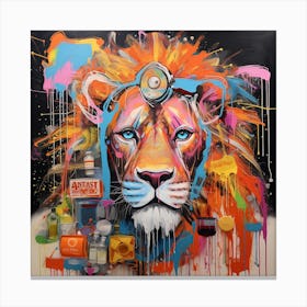 Lion the King Canvas Print