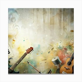 Music Background 35 Canvas Print