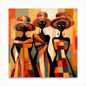 Three African Women 14 Canvas Print
