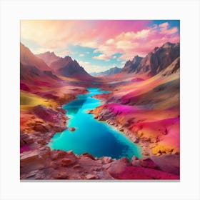 Abstract Landscape Canvas Print